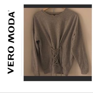 Gray Belted sweatshirt!!! German Brand!!